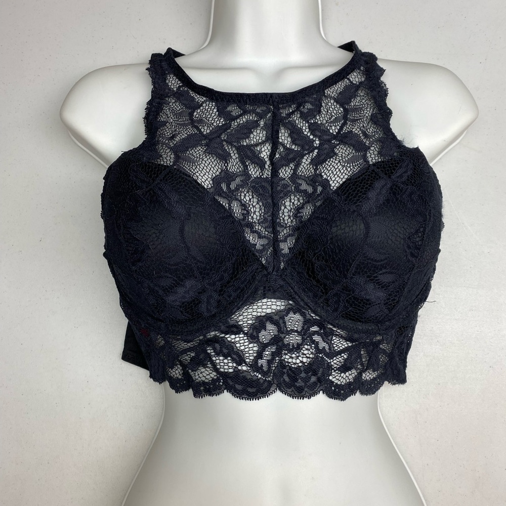 LS BLK Slip over Push-up, 34C *P1034